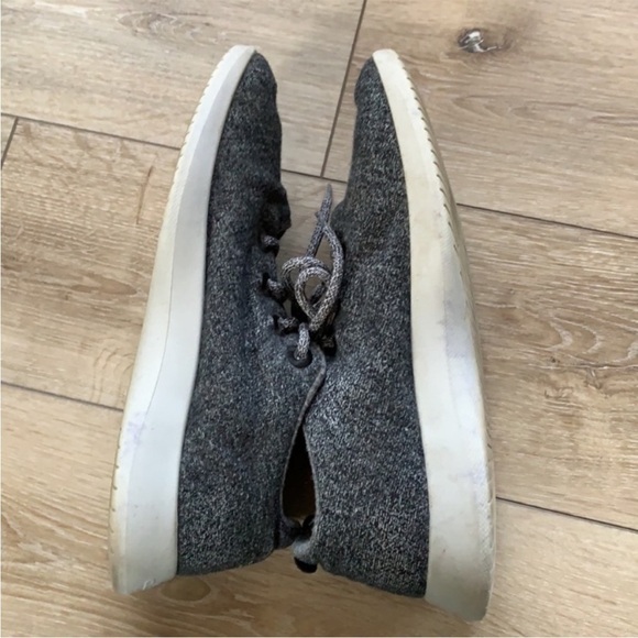 Mens Allbirds Gray Wool Runner Sneakers Athletic Shoes main image 7